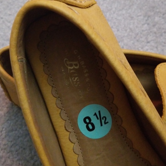 ⭕reserved⭕Brand New Bass mustard loafers - Picture 2 of 5